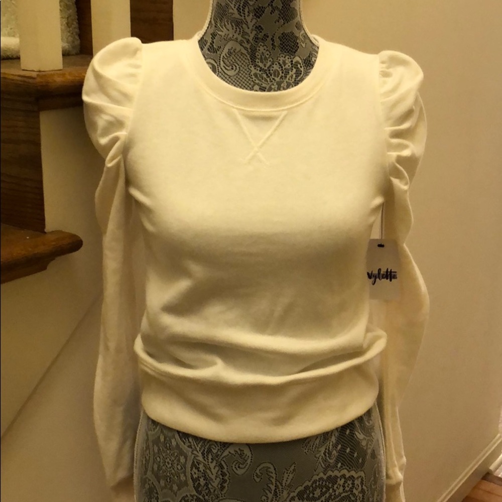 Vylette cream top